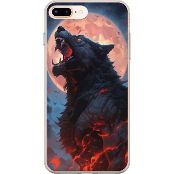 Mobilskal till Apple iPhone 8 Plus med Ylande varg