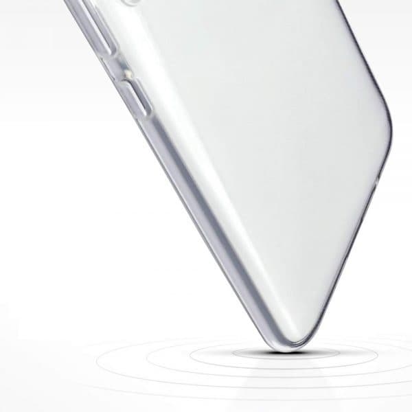Qubits-puhelinkuori Samsung Galaxy A70 - läpinäkyvä Transparent