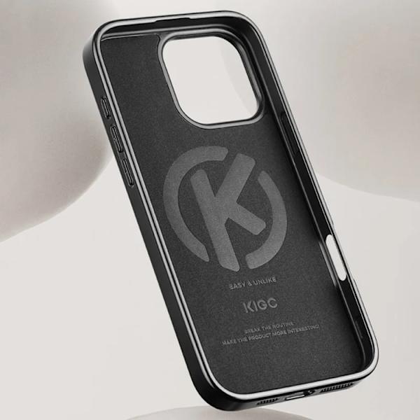 KIGC Mobilskal till iPhone 16 Pro Crocodile Texture - Grå Grå