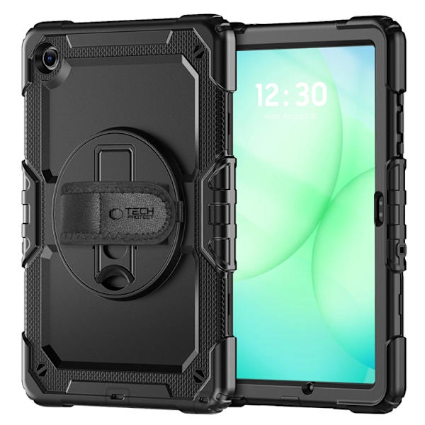 Tech-Protect Galaxy Tab A9 Plus Etui Sølv - Sort Svart