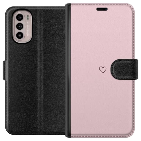 Pungcover til Motorola Moto G41 med Lille Hjerte
