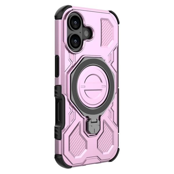 Mobilskal till iPhone 17 Rotating Kickstand - Rosa Rosa