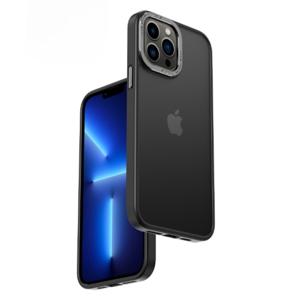 iPhone 14 Skal Kameraram i Aluminiumlegering - Svart Svart