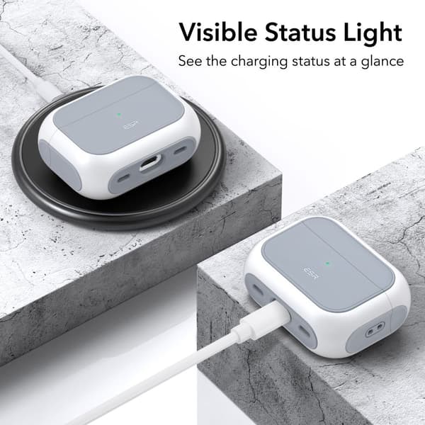 ESR Magsafe Airpods Pro 1/2 Skal Orbit Halolock - Vit Vit