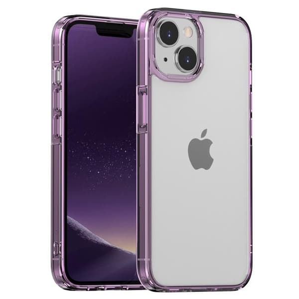 iPhone 14 Plus Skal Acrylic TPU - Lila Lila