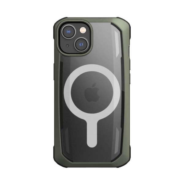 Raptic iPhone 14 Case Magsafe Secure Armored - vihreä