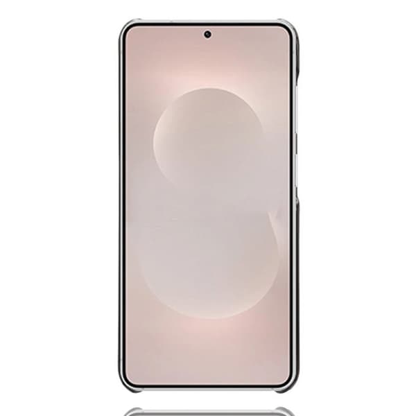 Mobilskal till Samsung Galaxy S26 Edge PU Läder + Hård PC - Svart