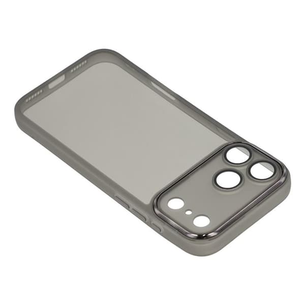 Mobilskal till iPhone 17 Pro Max Electroplated Kameraram - Svart Svart