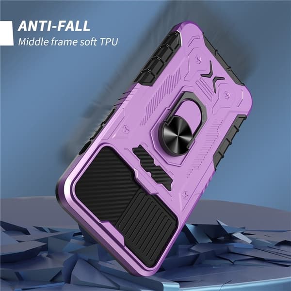 iPhone 14 Pro Skal Ringhållare Kickstand - Lila Lila