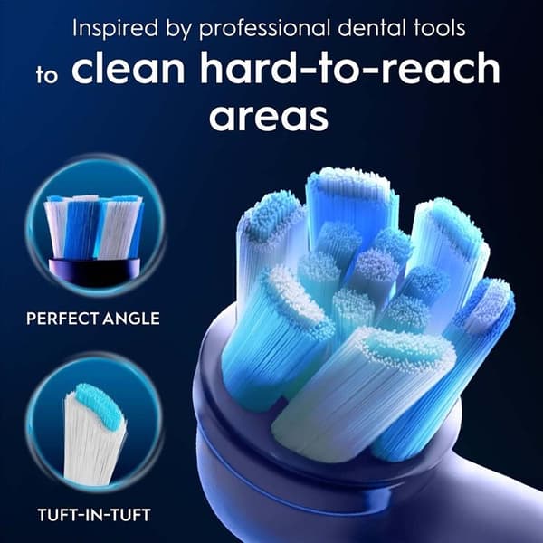 Oral B Borsthuvud iO Ultimate Clean 3st - Vit Vit