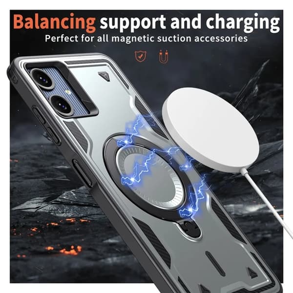 Mobilskal till Galaxy A06 5G Magsafe Kickstand Grå