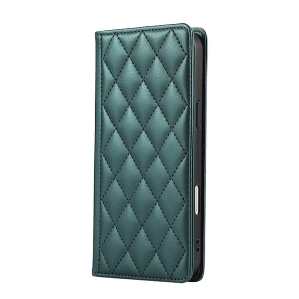 iPhone Air Plånboksfodral RFID Rhombus Läder - Grön Grön
