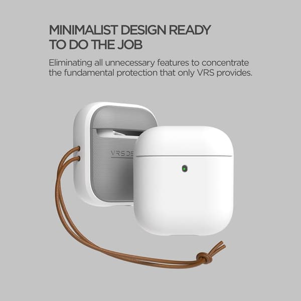 VRS DESIGN Modern Skal Apple Airpods - Vit White