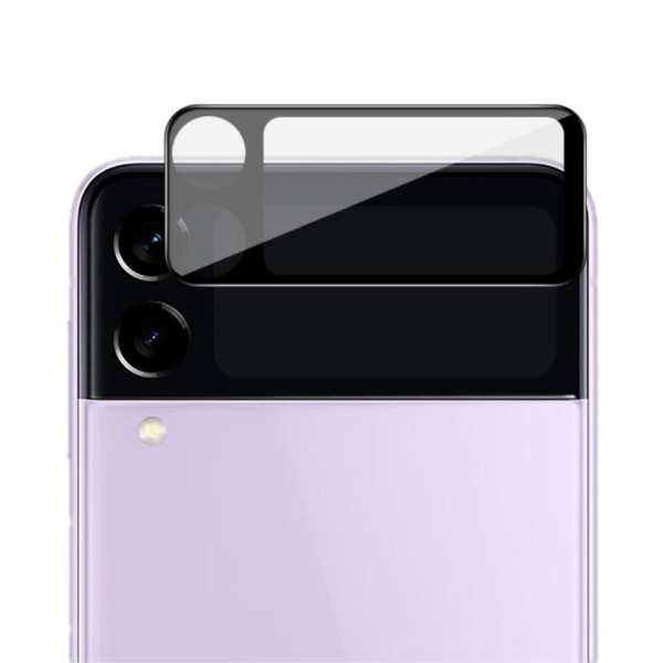 IMAK Linsecover Hærdet glas Samsung Z Flip 3 - Sort Black