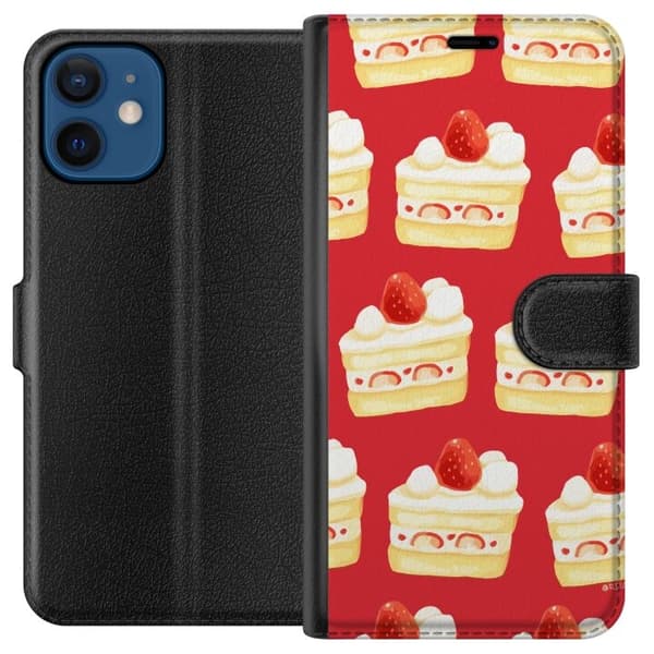 Plånboksfodral till Apple iPhone 12 mini med Tårta