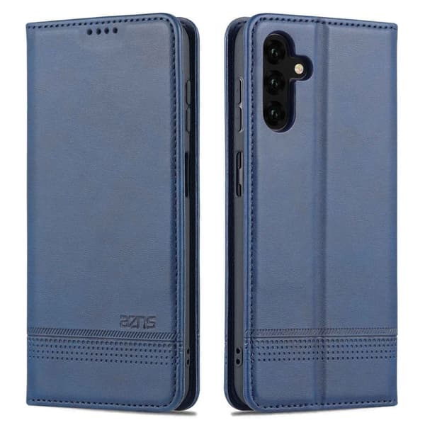 AZNS Samsung Galaxy A14 5G Plånboksfodral Konstläder - Blå