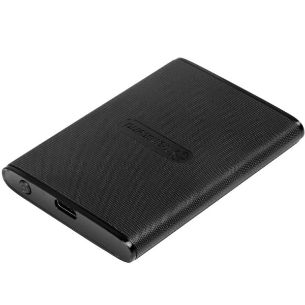 Transcend Portabel SSD ESD270C USB-C 1TB (R520/W460) - Svart