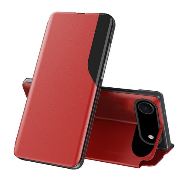 Amorus Mobilskal till iPhone Air Folio Flip Stativ PU-Läder - Röd Röd