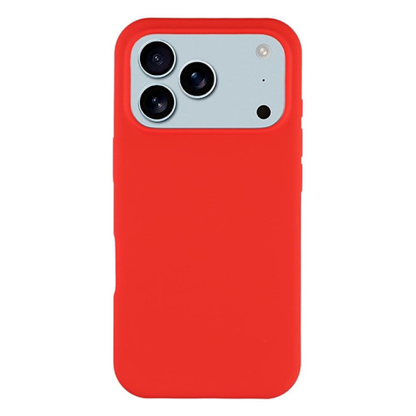 Mobilskal till iPhone 17 Pro Solid Silikon Shockproof - Röd Röd