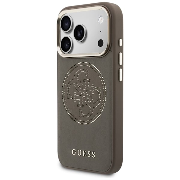 Guess Mobilskal För iPhone 17 Pro Max MagSafe  Perforated 4G - Brun