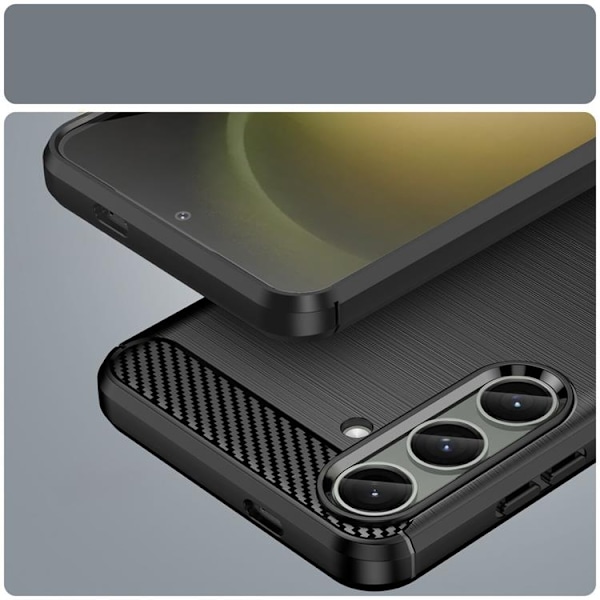 Galaxy S24 Plus Mobilskal Carbon - Svart Svart
