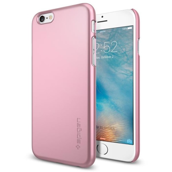 SPIGEN Ultra Thin Fit Cover til Apple iPhone 6/6S - Metallic Rose