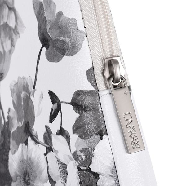 CANVASARTISAN Datorfodral 13'' Flower Pattern G1-01 Grå