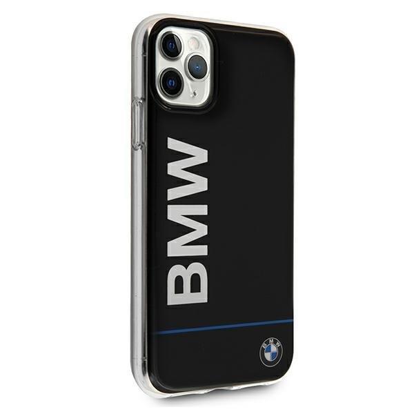 BMW Signature Printed Logo Cover iPhone 11 Pro - musta