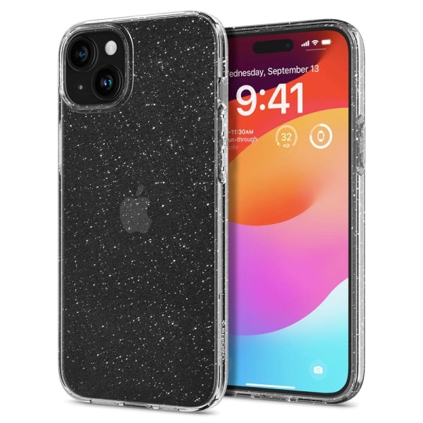 Spigen iPhone 15 Plus Mobilcover Liquid Crystal - Glitter Clear