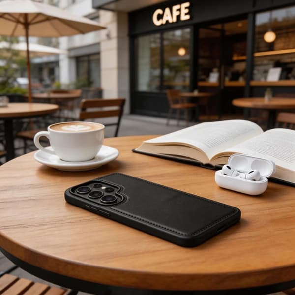 Tech-Protect Plånboksfodral För Galaxy S26 Ultra - Matte Svart Svart