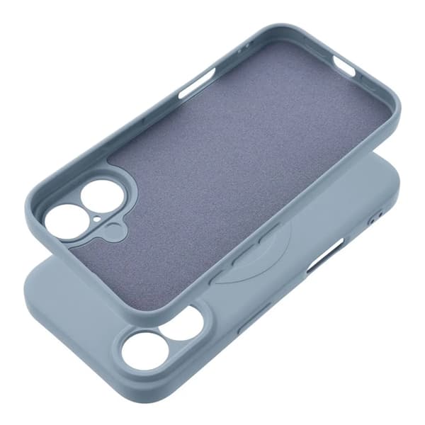 Mobilskal till Galaxy S25 Edge Magsafe Silikon - Ljusblå