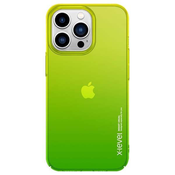 X-LEVEL Mobilskal till iPhone 15 Pro Max Colorful Series Gult