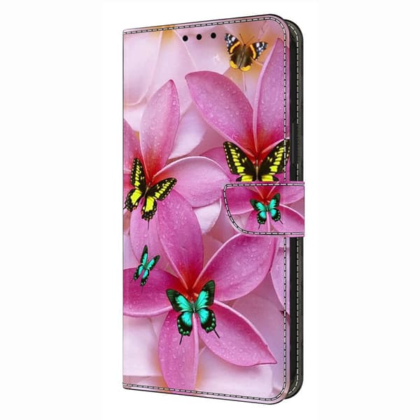 Plånboksfodral för Samsung Galaxy S26 Plus Mönstertryck Ställ - Rosa