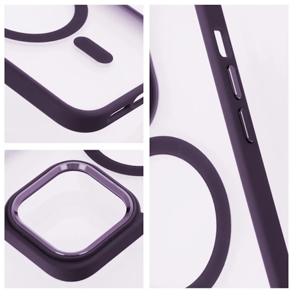 iPhone 15 Mobilskal Magsafe Matte - Lila