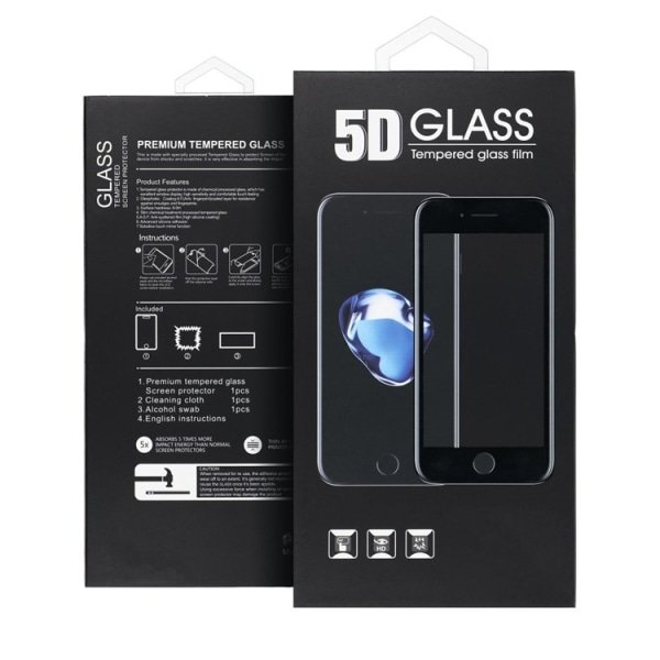 Galaxy S24 Ultra Tempered Glass Screen Protector 5D Full Glue - Gennemsigtig