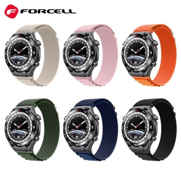 Forcell Galaxy Watch Armbånd (20mm) FS05 - Orange