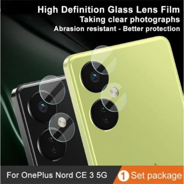 [1-PACK] OnePlus Nord CE 3 Lite Kameralinsskydd i Härdat glas