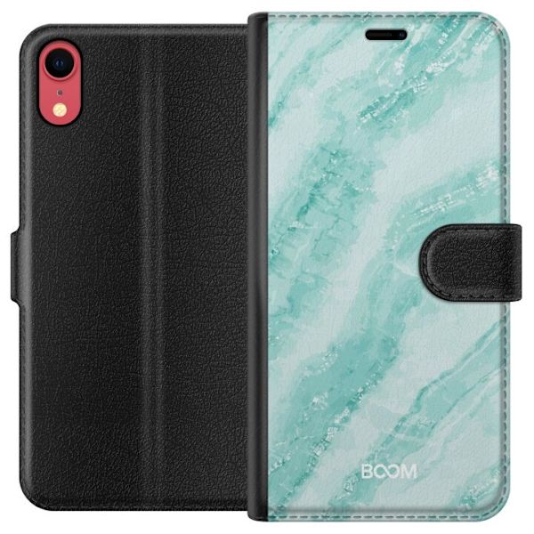 Plånboksfodral till Apple iPhone XR med Mint Marble