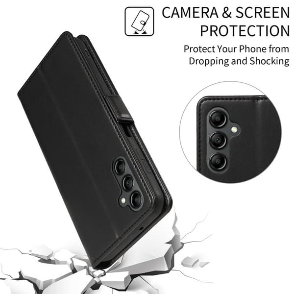 Plånboksfodral för Samsung Galaxy S26 Magnetiskt RFID Konstläder - Lila