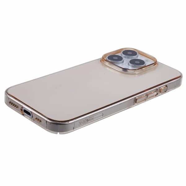 X-LEVEL Mobilskal till iPhone 16 Pro Ultra Slim Hård PC Klar - Guld