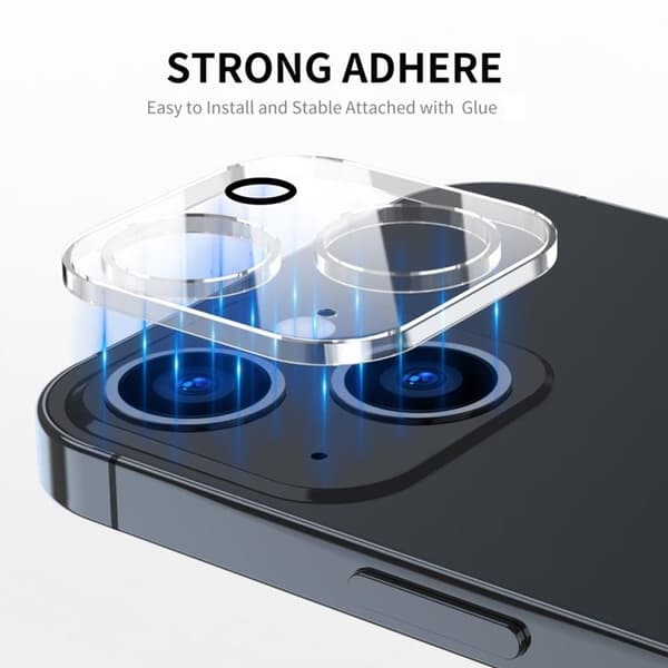 [1-PACK] iPhone 14/14 Plus kameralinsedæksel i hærdet glas Transparent