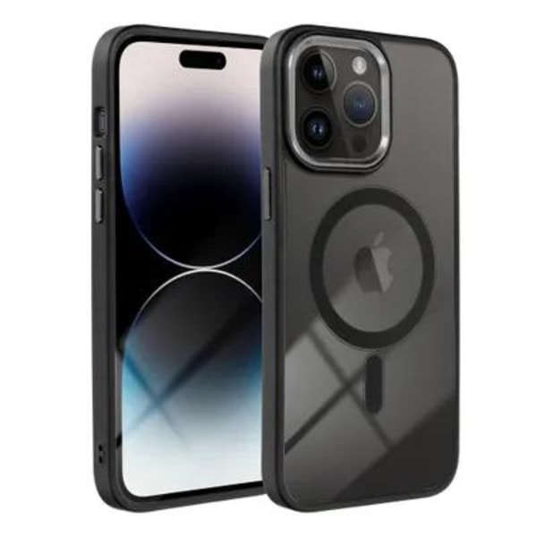 iPhone 14 Pro Max -puhelimen kuori Magsafe Color Edge - Musta