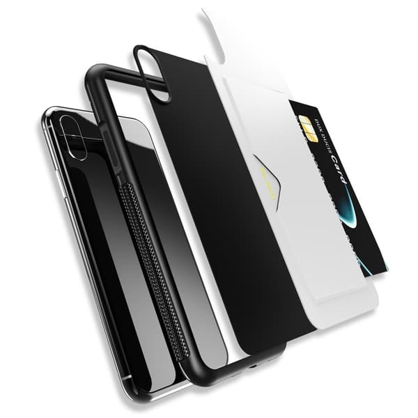 Dux Ducis Pocard -kotelo Apple iPhone XS MAX - Valkoinen White