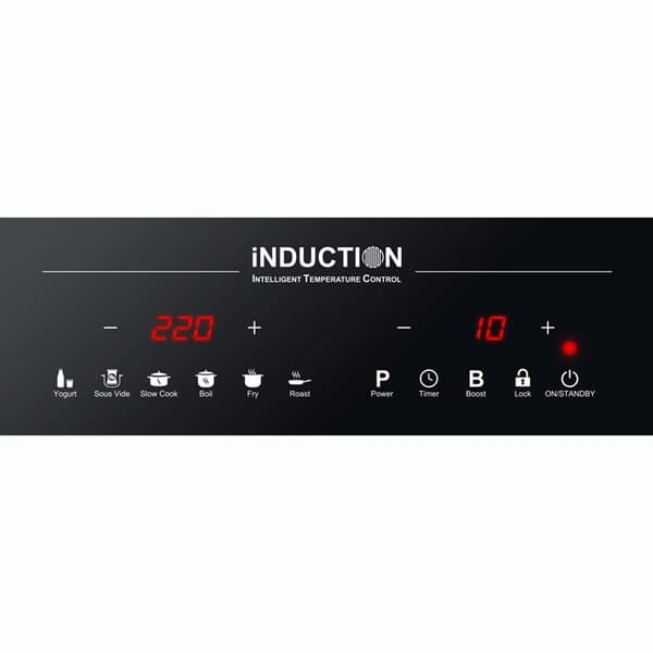 Rommelsbacher Induktionsplatta m. temp sensor CTS 2000/IN Touch Control Svart