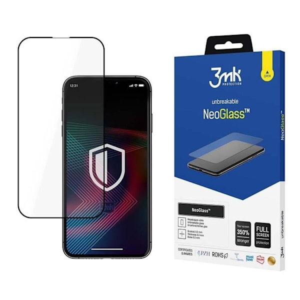 3MK iPhone 14 Pro Max HybridGlas Skärmskydd NeoGlass