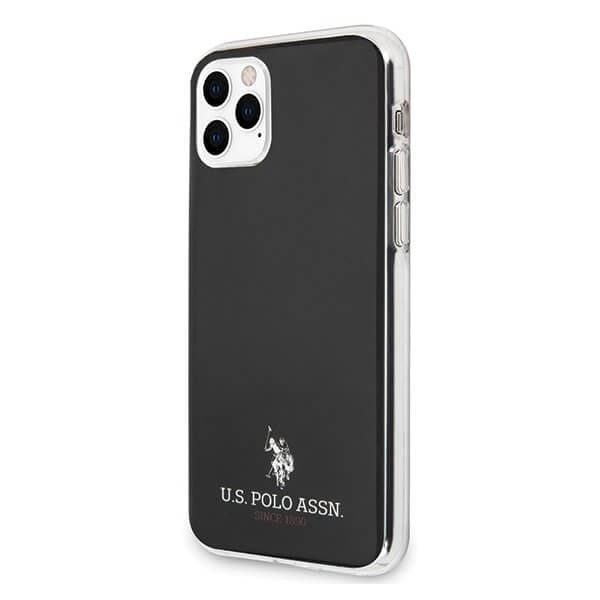 U.S. Polo Assn. Shiny iPhone 11 Pro Max Cover Sort Black