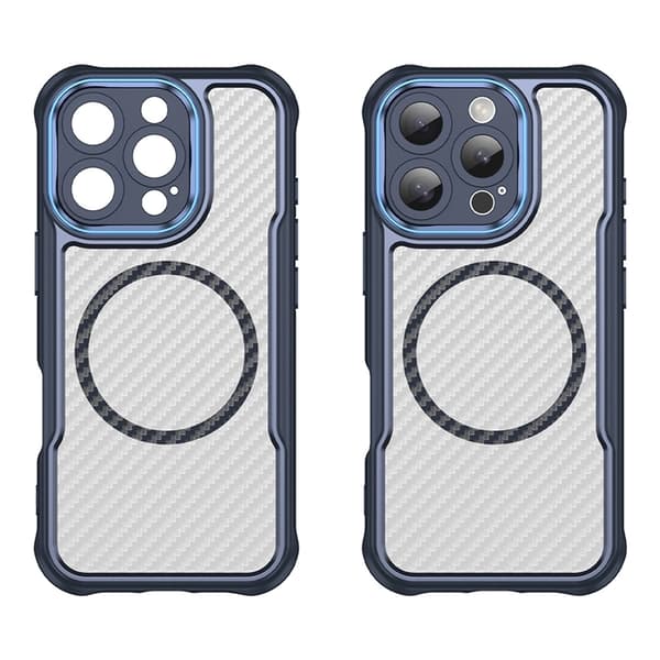 Telefontaske til iPhone 16 Pro Max MagSafe Silicone Leading - Blå Blå