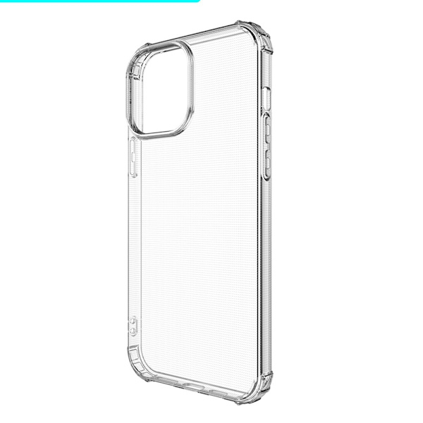 Blødt stødsikkert cover til iPhone 13 Pro - klar Transparent