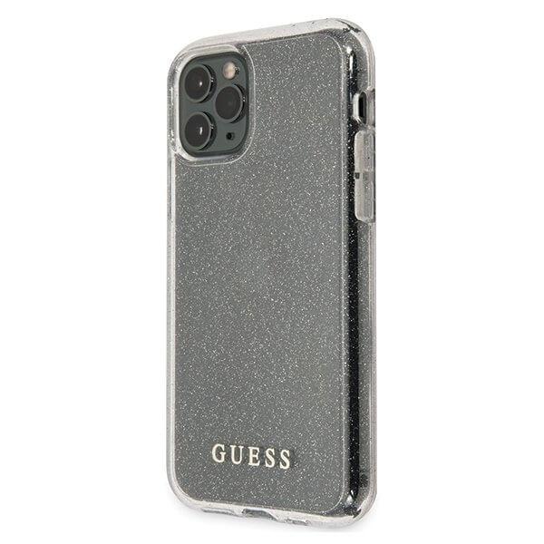 Guess iPhone 11 Pro skal Glitter Silver Silver