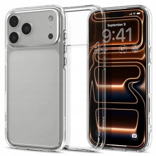 Spigen Mobilskal till iPhone 17 Pro Ultra Hybrid - Crystal Clear Transparent